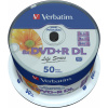 Médiá VERBATIM DVD+R DL 8,5 GB, 8x, printable, inverse stack, spindle 50 ks (97693)