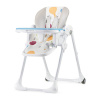 KINDERKRAFT Stolička jedálenská Yummy Multi 62x50x35 biela