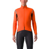 Castelli Perfetto RoS 2 Convertible Jacket, Brilliant orange/ Silver reflex Veľkosť: M Pánska vetru a vode odolná bunda s odopínacími rukávmi