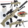 Sniperská puška Stormová pištoľ na gule AIR SOFT GUN + guličky 800 ks