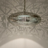 Filigree luster do obývačky orient Black & Silver UFO Ø45*125