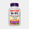 Webber Naturals Vitamín B6 + B12 + kyselina listová 120 tabliet