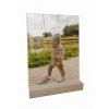 ČistéDrevo Fotografia na akrylovom skle so stojanom - A5 na výšku Zvoľte variant: Svetlý stojan