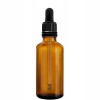 Fľaša s pipetou Purocosmetics, hnedé sklo, 50 ml