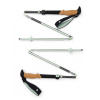Trekingové palice Black Diamond Pursuit FLZ Trekking Poles M/L - black/foam green