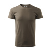 MALFINI Tričko Heavy New 137, krátký rukáv, unisex MAL-1372917 2XL Army zelená