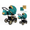 Kombinovaný kočík Raf-pol Gold lux - Ocean Green (2-kombinácia)