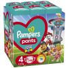 PAMPERS Plienky nohavičkové Active Baby Pants Paw Patrol veľ. 4 (9-15 kg) 144 ks VP-F174415