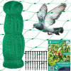 Sieť na vtáky Springos s kotvami 10x20m - green Springos