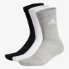 adidas ponožky Cushioned Crew Socks 3 Pairs Grey/White/Black