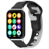 eses Silikónový remienok pre Xiaomi Redmi Watch 4 a Xiaomi Smart Band 8 Pro - Čierno sivý
