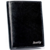 Peňaženka - Rovicky Portfólio Prírodná koža čierna N4-VT-R8 Black-Men's Product (Veľké mužské peňaženky pre Rovicky Dokumenty)