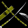 Japanese Take Shikomizue, zelený bambus, T-10 Steel, Real Choji Hamon + Sleva 300,- Kč s kódem 