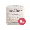8x KOLORKY DAY Plienky jednorazové eko, dážď&dúhy M (5-8 kg) 21 ks VP-F165798