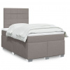 Box spring postel s matrací taupe 120x190 cm textil 3292731