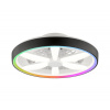 Brilliant | Brilliant - LED RGBW Stropný ventilátor so svetlom GAIANO LED/48W/230V čierna +DO | BI0120