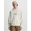 Calvin Klein pánska béžová mikina MONOLOGO MINERAL DYE J30J322901 L