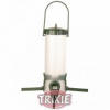 Trixie Kŕmidlo pre vonkajšie vtáctvo záhradné závesné automatické 450 ml x 23 cm závesné plast 4 otvory