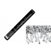 Konfety 40cm - STRIEBORNÉ STUŽKY - HOBLINKY- METALICKÉ - Silvester