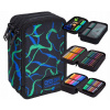 Multi -Chamber School Backpack Avengers Paso Black, odtiene červenej 18 l (Tri -Chamber Puzdro)