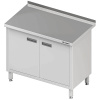 Přístěnný stůl s křídlovými dveřmi 800x600x850 mm | STALGAST, 980156080 inox