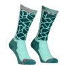 Ortovox Ski Tour Comp Long Socks W barva dark pacific velikost 42-44