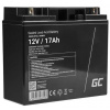 Green Cell AGM VRLA 12V 17Ah maintenance-free battery for mower, scooter, boat, wheelchair