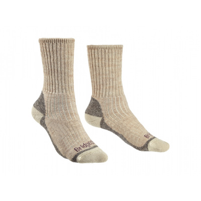 Dámské turistické ponožky Bridgedale Hike Midweight Wmns Merino Comfort Boot natural - S (3-4,5) / EU 35-37 / 21-23 cm