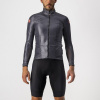 CASTELLI ARIA SHELL JACKET Dark gray lehce sbalitelná pánská cyklo bunda, větrovka Velikost L