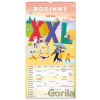 NOTIQUE Nástěnný Rodinný plánovací XXL 33 x 64 cm 2026