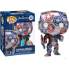 Funko POP: Marvel Patriotic Age - Captain America (Avengers, Stark Tech Suit) (Artist Series) with Pop Protector (32)