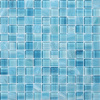 Premium mosaic Skleněná mozaika aqua blue 30x30 cm lesk MOSCH192