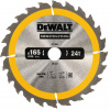 DeWALT DT1934 Pílový kotúč Construction 165 x 20 mm, 24 zubov, ATB 10°