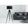 Dizajnová stojaca lampa Tripod 142cm čierna