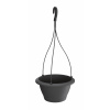PlasticFuture Závesný kvetináč Respana Pure tmavosivý, 20,8 cm