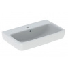 Geberit Selnova Compact keramické umývadlo 60x37x17 cm,otvor pre batériu,prepad,Biele GEB 501.511.00.7
