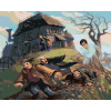 ZUTY Maľovanie podľa čísel - HARRY POTTER A NEVIDITEĽNÝ PLÁŠŤ Rámovanie: vypnuté plátno na rám, Rozmer: 40x50 cm