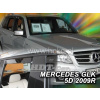 Plexi, ofuky MERCEDES GLK, 5D, 2009 =>, přední + zadní