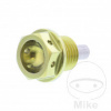 JMP Skrutka výpusť oleja MAG JMP BO M14X1.50 mm 12 mm Titan gold Pre Yamaha XV 1600 Wild Star / XV 1700 Road Star 1999-2005