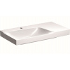 Geberit Xeno 2 Umývadlo 90x48 cm, otvor na batériu, bez prepadu, s odkladacou plochou vpravo, s KeraTect, biela 500.533.01.1