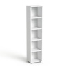 Skriňa, otvorená, s policami, úzka, MAYAH Freedom SV 03, biela