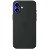 Apple silikónový kryt s podporou MagSafe pre iPhone 16 Plus, čierny MYY93ZM/A