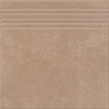 Cersanit ARES 30x30 cm mrazuvzdorná dlažba-schodovka matná,R10B,Hnedá OD708-124