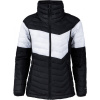 Columbia POWDER LITE BLOCKED JACKET čierna,biela Dámska bunda XS
