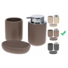 HOMESTYLING HOMESTYLING Sada kúpeľňových doplnkov HOMESTYLING 3 ks hnedá KO-C80652370hned (KO-C80652370hned)