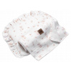 Baby Nellys Mušelínová sada GOOSE 30x35cm 95x95cm 2D letná biela