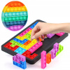 Anti -Stress Toy Moobilly pop it 27 prvkov (HRAČKOVÉ BUBLINY TETRIS POP IT PUZZLE 3V1)