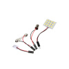 Led panel biela 12 LED 3 typy adaptérov