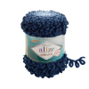 Vlna Alize Puffy Fine Ombre Batik Tmavo modrá 7266