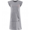 Alpine Pro Hudero Dievčenské Šaty KSKC141 šedá 140-146